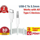 Type C USB-C to 3.5mm Male Audio AUX Cable Adapter For Car Stereo - Battery Mate