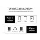 Type C USB-C to 3.5mm Male Audio AUX Cable Adapter For Car Stereo - Battery Mate
