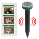 Ultrasonic Solar Powered Rodent Mole Rat Mouse Repeller Deterrent Control - Tavice