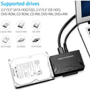 USB 3.0 To IDE SATA 2.5" 3.5" Hard Disk Drive Cable Converter with AC Adapter AU - Tavice
