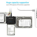 USB 3.0 To IDE SATA 2.5" 3.5" Hard Disk Drive Cable Converter with AC Adapter AU - Tavice