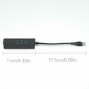 USB 3.1 to HUB 3 Port & RJ45 Gigabit Ethernet Adapter 3.0 USB-C PC MAC - Battery Mate