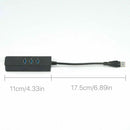 USB 3.1 to HUB 3 Port & RJ45 Gigabit Ethernet Adapter 3.0 USB-C PC MAC - Battery Mate