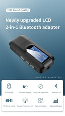 USB Bluetooth 5.0 Transmitter Receiver Audio Adapter AUX 3.5mm TV CAR PC Speaker - Tavice