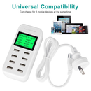 USB Hub Charging Station 8 port Phone Charger Multi Dock Charger Power Adapter - Tavice