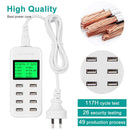 USB Hub Charging Station 8 port Phone Charger Multi Dock Charger Power Adapter - Tavice