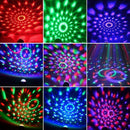 USB LED Disco Lights RGB Ball Party Strobe Effect Lamp Remote Sound Activated - Tavice