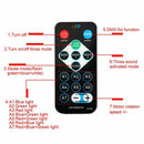 USB LED Disco Lights RGB Ball Party Strobe Effect Lamp Remote Sound Activated - Tavice