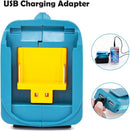 USB Port Phone Charger Adapter Li - ion Battery For Makita 18V 14.4V BL1830 NEW - Tavice