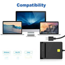 USB Smart Card Reader Common Access CAC ID IC ATM Bank Card Cloner Connector - Tavice