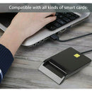 USB Smart Card Reader Common Access CAC ID IC ATM Bank Card Cloner Connector - Tavice