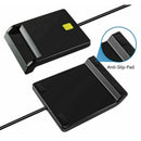 USB Smart Card Reader Common Access CAC ID IC ATM Bank Card Cloner Connector - Tavice