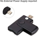 USB Smart Card Reader SD/TF/CAC/DOD/HC/MMC Micro SD Memory ID Bank Sim Card Adapter - Tavice