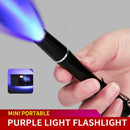 UV Ultra Violet LED Flashlight Blacklight Light 395nM Inspection Lamp Torch Mini - Tavice