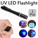 UV Ultra Violet LED Flashlight Blacklight Light 395nM Inspection Lamp Torch Mini - Tavice