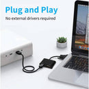 VGA to HDMI VGA Adapter Dual Display 1080P Converter Splitter with Charging Cable and 3.5mm Audio Cable - Tavice