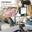 Vlogging LED Light Mobile Smartphone Vlog Kit Phone Video Selfie Stand Tripod Au - Tavice