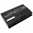 Close‑up of black Li‑Ion battery W370BAT‑8 compatible with Clevo W350ET, XMG A523