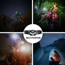Waterproof Head Torch LED Headlamp Flashlight USB Rechargeable CREE Fish Camping - Battery Mate