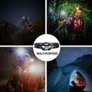 Waterproof Head Torch LED Headlamp Flashlight USB Rechargeable CREE Fish Camping - Tavice