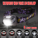Waterproof Head Torch LED Headlamp Flashlight USB Rechargeable CREE Fish Camping - Tavice