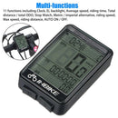 Waterproof Wireless Mountain Bike Computer Bicycle Speedometer Cycle Odometer MA - Tavice