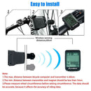 Waterproof Wireless Mountain Bike Computer Bicycle Speedometer Cycle Odometer MA - Tavice