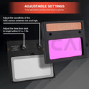 Welding Helmet Auto darkening Large View ARC TIG MIG Solar & Battery - Tavice