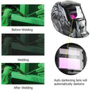 Welding Helmet Auto darkening Large View ARC TIG MIG Solar & Battery - Tavice
