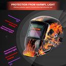 Welding Helmet Auto darkening Large View ARC TIG MIG Solar & Battery - Tavice