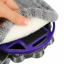 Wet And Dry Cleaning Mop Head Brush Head (+6 Mop Cloths) For Dyson Vacuum Cleaner V7 V8 V10 V11 V15 - Tavice
