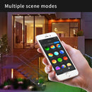 WIFI Smart LED Flood Light RGB Outdoor Spotlight Wall Street Lamp 100W - Tavice