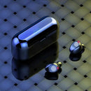 Wireless Bluetooth 5.0 Earphones Fingerprint Touch Control Led Display Smart Earbuds With Charging - Tavice