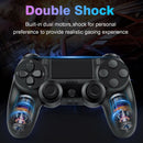 Wireless Bluetooth Controller Compatible Playstation 4 PS4 Controller Gamepad - Black - Tavice
