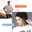 Wireless Bluetooth Headband Earphone Stereo Sport Headphone Headset Sleep Sport | Dark Grey - Tavice