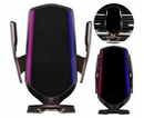 Wireless Car Mount Charger Phone Holder Rack Automatic Clamping Smart Sensor-Black - Tavice