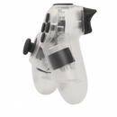 Wireless Controller Compatible for PS3 PlayStation 3 | Dual Vibration Gamepad (Clear) - Tavice