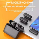 Wireless Lavalier Microphone for USB C Phone, 2-in-1 Plug-Play Mic with Charging Case for Phone Video Recording Interview Youtubers Vloggers, - Tavice