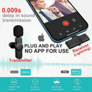 Wireless Lavalier Microphone Mic for iPhone iPad Vlog Live Stream YouTube Tiktok - Tavice