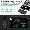 Wireless Lavalier Microphone Mic for iPhone iPad Vlog Live Stream YouTube Tiktok - Tavice