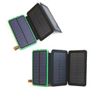 Wireless Power Bank with Solar Panel Recharging | Weatherproof PowerBank for Phones, iPads etc - Tavice
