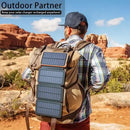 Wireless Power Bank with Solar Panel Recharging | Weatherproof PowerBank for Phones, iPads etc - Tavice