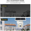 Wireless Solar Powered WIFI Security Camera Outdoor Flood Light LED PTZ - Tavice