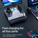 WLX H11 72W AC DC Integrated Multiple - Device Charger with Wireless Charging - Tavice
