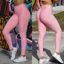 Women Yoga Pants Leggings High Waist Anti Cellulite Butt Lift Gym Fitness - Tavice