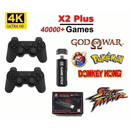 X2 Plus Upgraded Game Stick Retro Console Double Wireless Controller 40000+ games 64GB - Tavice