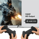 X2 Plus Upgraded Game Stick Retro Console Double Wireless Controller 40000+ games 64GB - Tavice