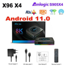 X96 X4 Android 11.0 Smart TV BOX 4GB 32GB Quad Core 2.4G/5G Dual - Tavice