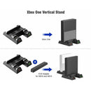 Xbox One Vertical Charger Stand with Cooling Fan - Dual Charging Docking Station - Tavice