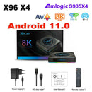 X96 X4 Android 11.0 Smart TV BOX 4GB 32GB Quad Core 2.4G/5G Dual